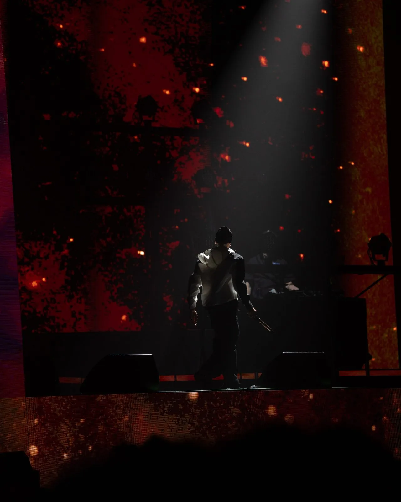 Concert — Fire Backdrop
